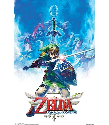 ゼルダの伝説、限定ポスター(Gold Foil・7作品・限定75枚販売) 71kUvYlojsL._UF350,350_QL50_.jpg
